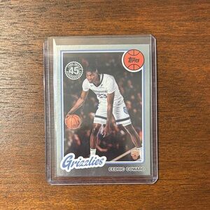 Cedric Coward 2025 Topps 45th Anniversary Rookie Card #80BK-58